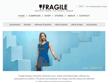 Tablet Screenshot of fragile.be