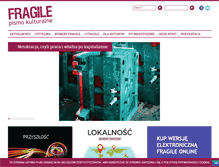 Tablet Screenshot of fragile.net.pl